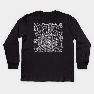 Tribal Snake Ink Art Tattoo Kids Long Sleeve T-Shirt